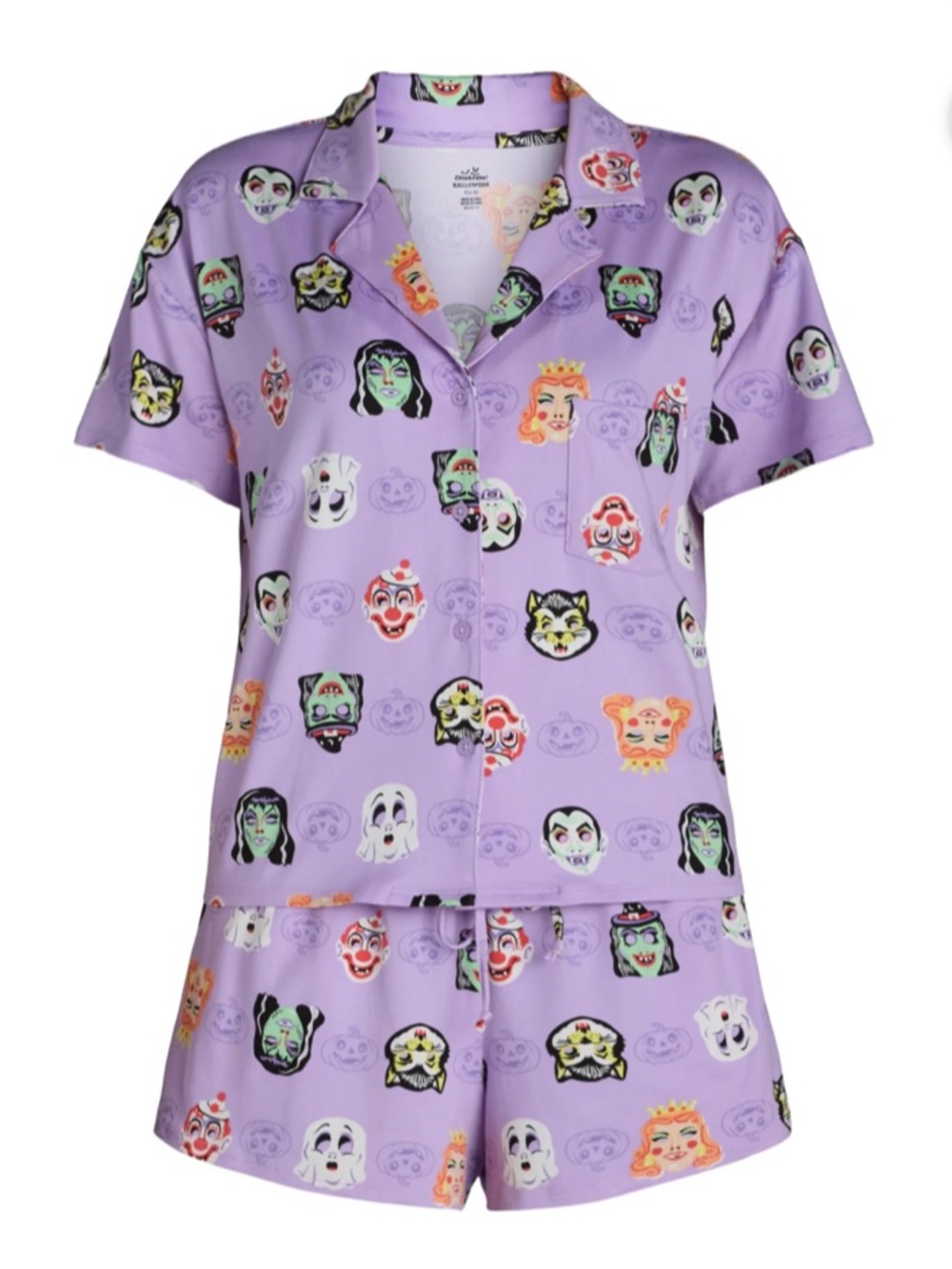 WAY TO CELEBRATE MONSTER PRINT PAJAMAS PURPLE VARIOUS SIZES (NEW WITH TAGS)  A26
